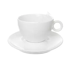 Filiżanka ze spodkiem 0,28 L / 16,5 cm Lubiana - BOLA (nr 1007, 1013)