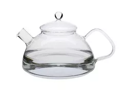Czajnik 1,2 l szklany z pokrywą (do gotowania wody) Trendglas - 4E.105051 (bez niklu)