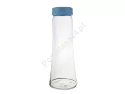 Karafka do wina / wody 1 L z zakrętką Pasabahce - Basic niebieska 1D.BAS.64628