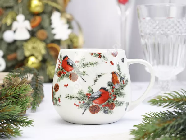 Kubek 0,43 l  Duo - Christmas Birds 1 15.CHBI1.KB Kubek 0,43 l  Duo - Christmas Birds 1 15.CHBI1.KB
