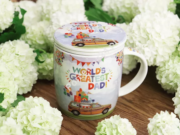 Kubek z zaparzaczem 0,4 L Duo - World's Greatest Dad 15.DAD.KZ Kubek z zaparzaczem 0,4 L Duo - World's Greatest Dad 15.DAD.KZ