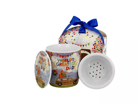 Kubek z zaparzaczem 0,4 L Duo - World's Greatest Dad 15.DAD.KZ