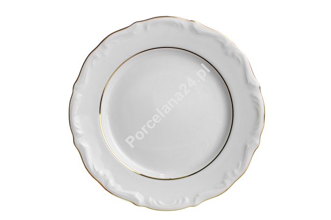 Talerz deserowy 17cm Chodzież - Maria Teresa B014 ZŁOTA LINIA Talerz deserowy 17cm Chodzież - Maria Teresa B014 ZŁOTA LINIA