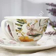 Komplet 2 filiżanek ze spodkami 0,25 l / 15 cm Duo - Pansy 15.PAN.K2FS