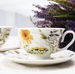 Komplet 2 filiżanek ze spodkami 0,25 l / 15 cm Duo - Pansy 15.PAN.K2FS