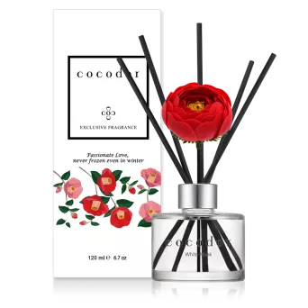 Dyfuzor zapachowy z patyczkami i prawdziwymi kwiatami 200 ml Cocodor - White Musk 30430
