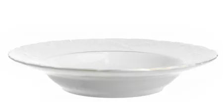Talerz głęboki 22,5 cm Ćmielów - Rococo 3604 ZŁOTA LINIA