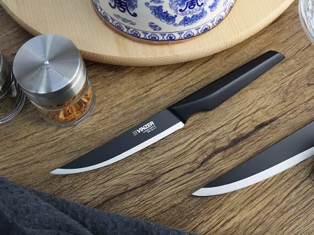 Nóż uniwersalny 12,7 cm Vinzer - Geometry Nero Line 16.50300
