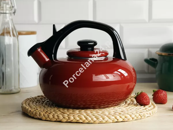 Czajnik emaliowany 2,5 L Forchetto - Luna Rosso 1FO.CZA.1055 Czajnik emaliowany 2,5 L Forchetto - Luna Rosso 1FO.CZA.1055