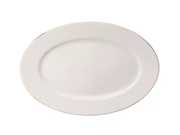 Półmisek owalny 36 cm Chodzież- Yvonne 3603 ZŁOTA LINIA Półmisek owalny 36 cm Chodzież- Yvonne 3603 ZŁOTA LINIA