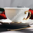 Filiżanka ze spodkiem 0,24 L / 14 cm Porcel - Premium Gold 10.PRG.FS24