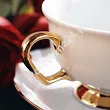 Filiżanka ze spodkiem 0,24 L / 14 cm Porcel - Premium Gold 10.PRG.FS24