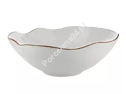 Salaterka 22 cm Lubiana - Stone Age / Kremowy