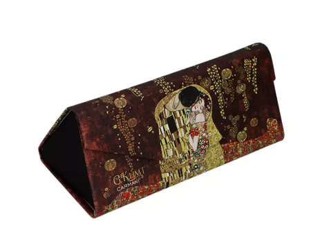 Etui na okulary składane Carmani - Gustav Klimt, Pocałunek 33.021-8360