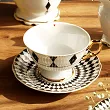 Filiżanka ze spodkiem 0,18 L / 14 cm Ćmielów - Alaska Dama Kier G539 GIFT BOX
