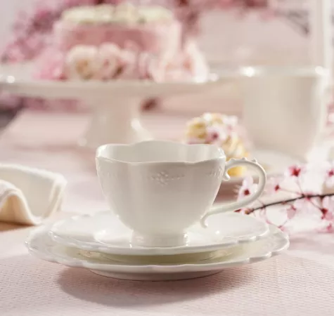 Filiżanka ze spodkiem 0,2 L / 16 cm Villa Italia - Tiffany Floral CJ247 Filiżanka ze spodkiem 0,2 L / 16 cm Villa Italia - Tiffany Floral CJ247