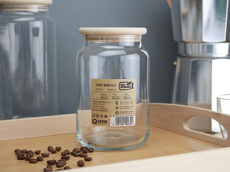 Słój 880 ml Trend Glass - Eco Storage 44.TG-35544ECO