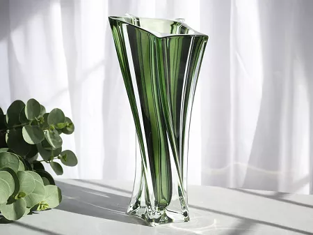 Wazon 28 cm Bohemia - Yoko Smokey Green 114976