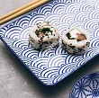 Zestaw do sushi dla 2 osób (4 el.) z pałeczkami Tokyo Design Studio - Nippon Blue 15330
