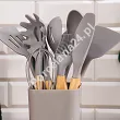 Komplet przyborów silikonowych kuchennych (12 el.) Karl Hausmann - Szary 6.AK.5524
