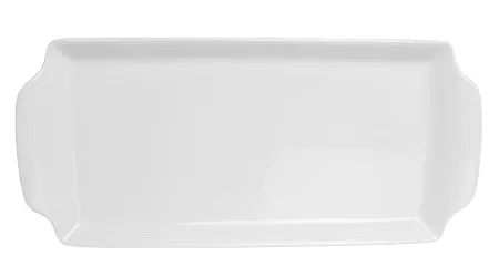 Tacka prostokątna 36 cm Chodzież - Yvette (Yvonne) E755 BIAŁA LINEA