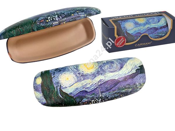 Etui na okulary Carmani - Vincent van Gogh - Gwiaździsta Noc 33.021-8227 Etui na okulary Carmani - Vincent van Gogh - Gwiaździsta Noc 33.021-8227