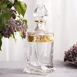Kpl. szklanek do whisky 0,34 L (6szt) + karafka 0,85L (1szt) Bohemia - Quadro Baroko Gold 4SB.QUB.000507
