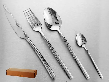 Komplet sztućców 24 cz. na 6 osób Hisar - Bahama (4.0/3.0mm) wysoki połysk