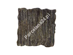 Talerz kwadratowy 14 cm Kera Ceramika - Moku Cristall Hematyt
