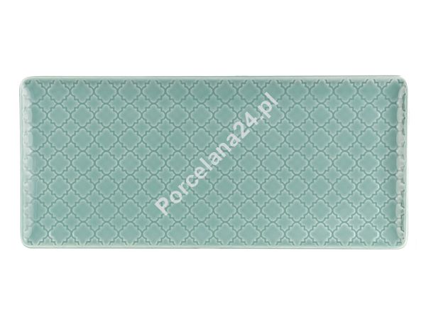 Półmisek prostokątny 29x13 cm Lubiana - Marrakesz Zielony (Morski)  Półmisek prostokątny 29x13 cm Lubiana - Marrakesz Zielony (Morski) 