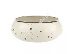 Salaterka 16 cm organic Bogucice - Alumina Cottage Cream 988