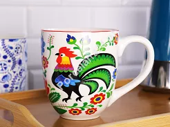 Kubek 650 ml Duo - Koguty folk 15.KOF.K65