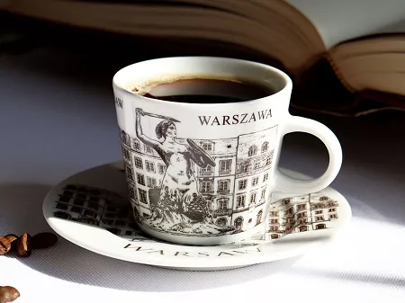 Filiżanka ze spodkiem 0,10 L Omel - Warszawa Syrenka 31.FSMWS