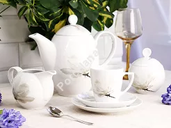 Garnitur do kawy na 12 osób (39 el.) Lubiana - Magnolia 6474