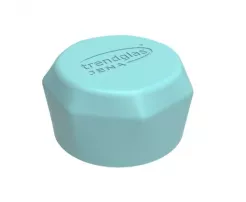 Kpl. 2szt. nakrętek do butelki szklanej Trendglas - Blue Ocean niebieski 4E.403416