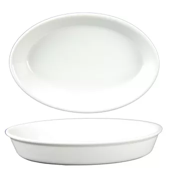 Półmisek owalny do zapiekania 35 cm - Lubiana n/dek (nr 1660)