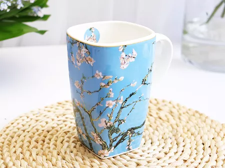 Kubek kwadratowy 0,65 L Duo - Vincent van Gogh, Almond Blossom 15.ALB.K65