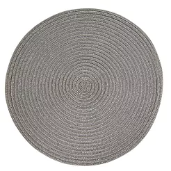 Podkładka / mata na stół słomkowa 38 cm Altom Design - Szara 07.MAT.5211