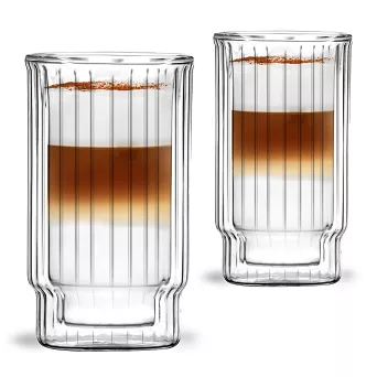 Zestaw 2 pucharków termicznych 300 ml z podwójną ścianką Vialli Design - Lungo 7879