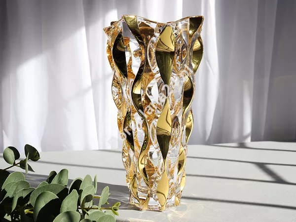 Wazon 30 cm Bohemia - SAMBA OPERA GOLD 4SB.SAMOP.557966 Wazon 30 cm Bohemia - SAMBA OPERA GOLD 4SB.SAMOP.557966