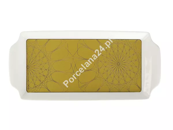 Taca do ciasta 36 cm Ćmielów - Jenny Solaris Gold Taca do ciasta 36 cm Ćmielów - Jenny Solaris Gold