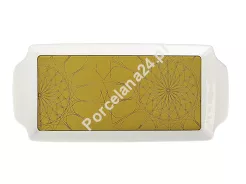 Taca do ciasta 36 cm Ćmielów - Jenny Solaris Gold