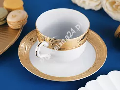 Filiżanka ze spodkiem 0,28 L / 15 cm Porcel - Auratus Ob GIFT BOX 10.AUO.FS28