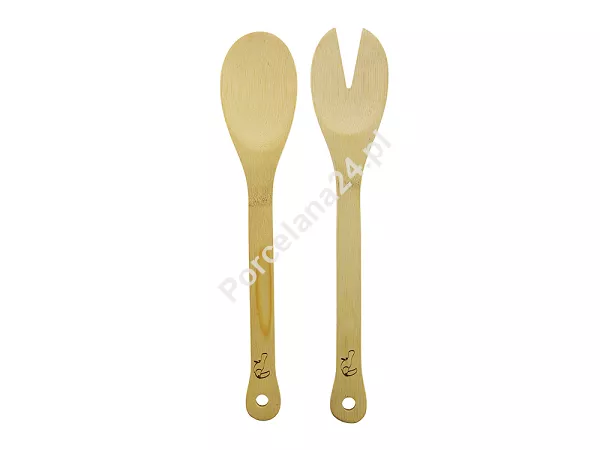 Komplet bambusowych sztućców do sałaty 2 szt. (30 cm) Fackelmann - 11.30204 Komplet bambusowych sztućców do sałaty 2 szt. (30 cm) Fackelmann - 11.30204
