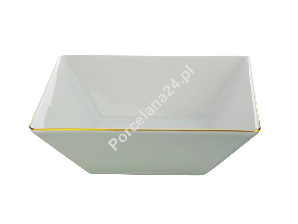 Salaterka 22 x 22 cm Lubiana - Classic White Gold Salaterka 22 x 22 cm Lubiana - Classic White Gold
