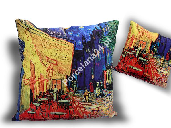 Poduszka 45 cm Hanipol - Vincent van Gogh - Taras kawiarni w nocy  33.021-1704 Poduszka 45 cm Hanipol - Vincent van Gogh - Taras kawiarni w nocy  33.021-1704