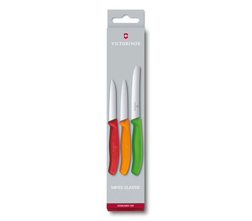 Komplet noży do warzyw i owoców (3el) Victorinox - Swiss Classic 3 kolory V.SC.6.7116.32 Komplet noży do warzyw i owoców (3el) Victorinox - Swiss Classic 3 kolory V.SC.6.7116.32
